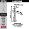Single Handle Channel Bathroom Faucet