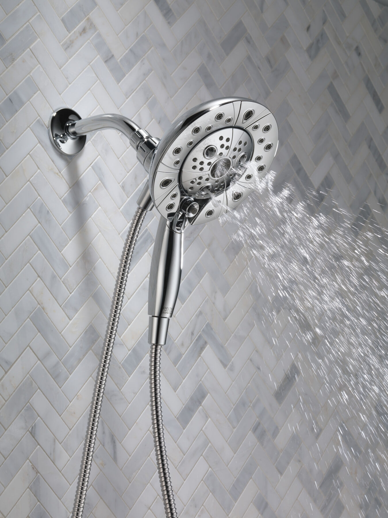 H<sub>2</sub>Okinetic&reg; In2ition&reg; 5-Setting Two-in-One Shower (Recertified)