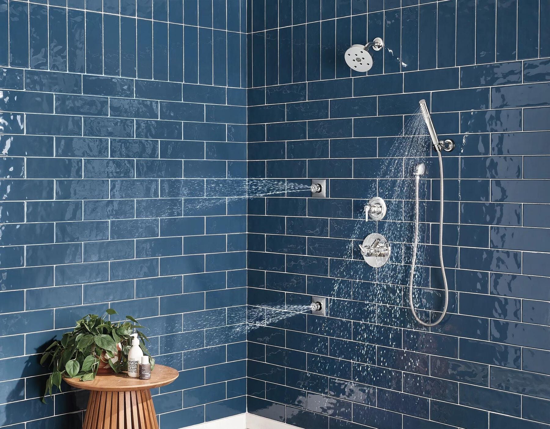 Premium Single-Setting Adjustable Wall Mount Hand Shower