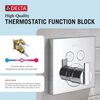 Angular Modern Push-Button Shower