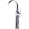 Single Hole Bathroom; with Pillar Extension - Includes Pop-Up Ceramic Valve System