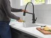 Single Handle Exposed Hose Kitchen Faucet With Touch2O Technology (Recertified)
