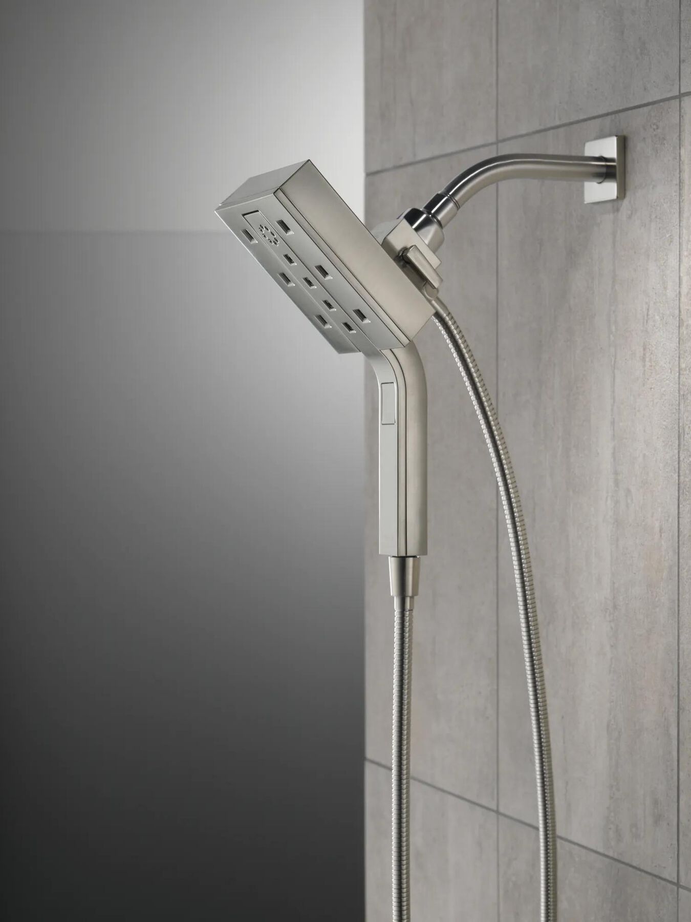 H<sub>2</sub>Okinetic&reg; In2ition&reg; 4-Setting Two-in-One Shower