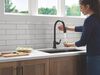 Single Handle Kitchen Pull-Down Faucet With Touchless Technology