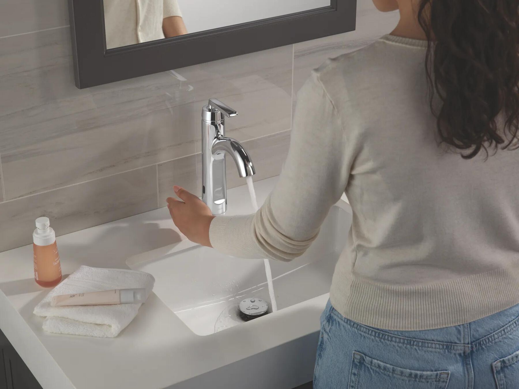 Sense2O&trade; Bathroom Faucet with Touchless Technology