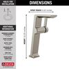 Single Handle Vessel Bathroom Faucet