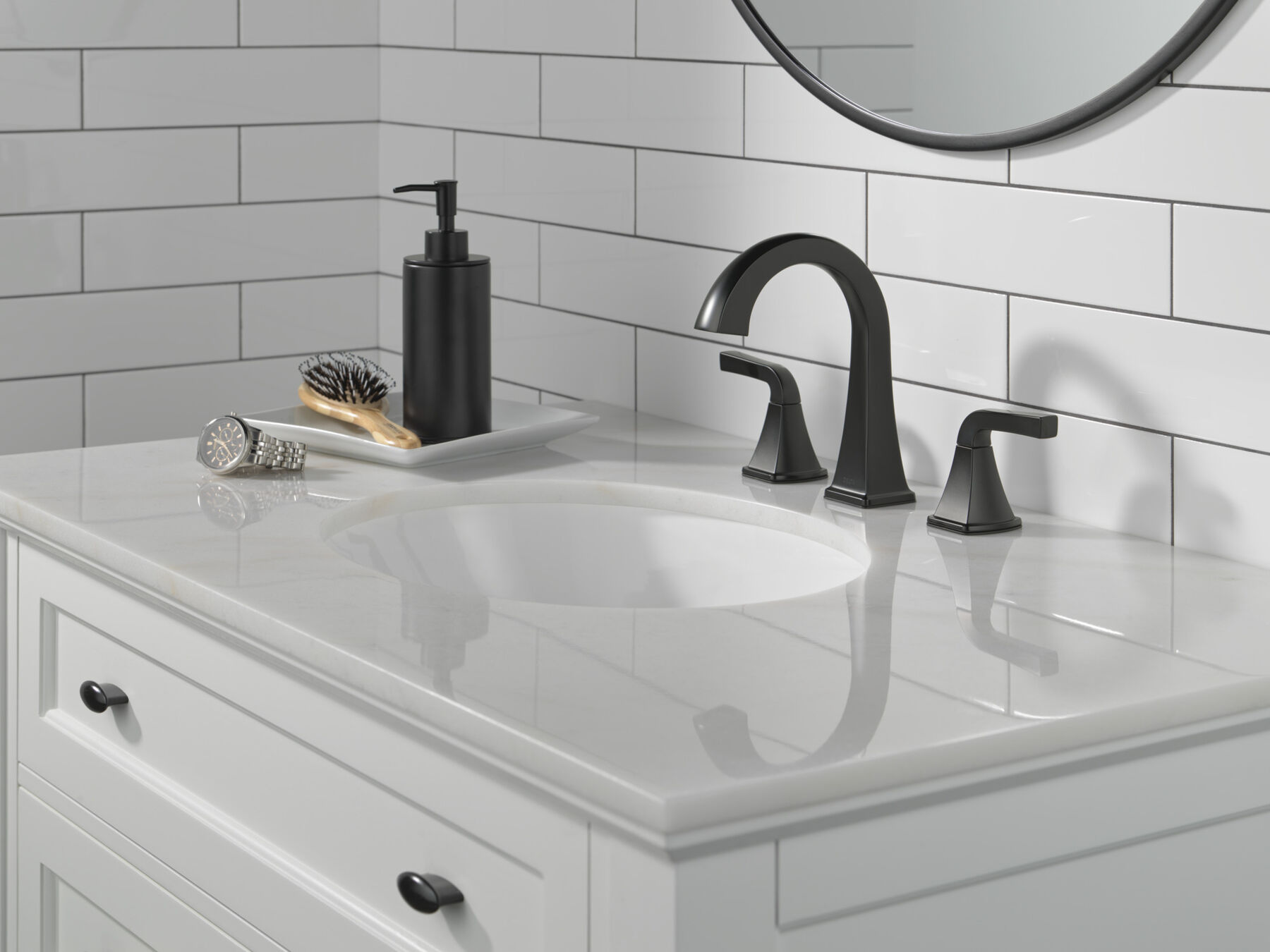 Two Handle Widespread Bathroom Faucet
