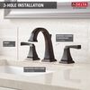 Two Handle Widespread Bathroom Faucet (Recertified)
