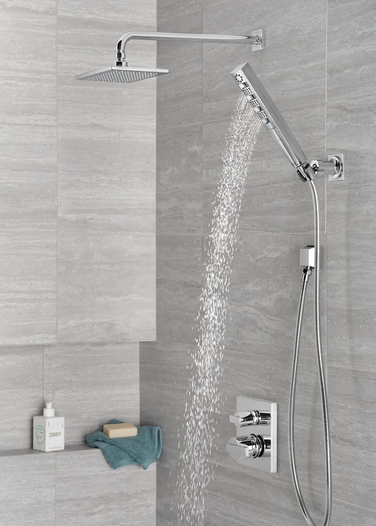 3-Setting Custom Shower Bundle with Raincan - 14 Series