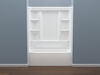 60x30 Alcove Bathtub with Wall Set Bundle - Left Drain