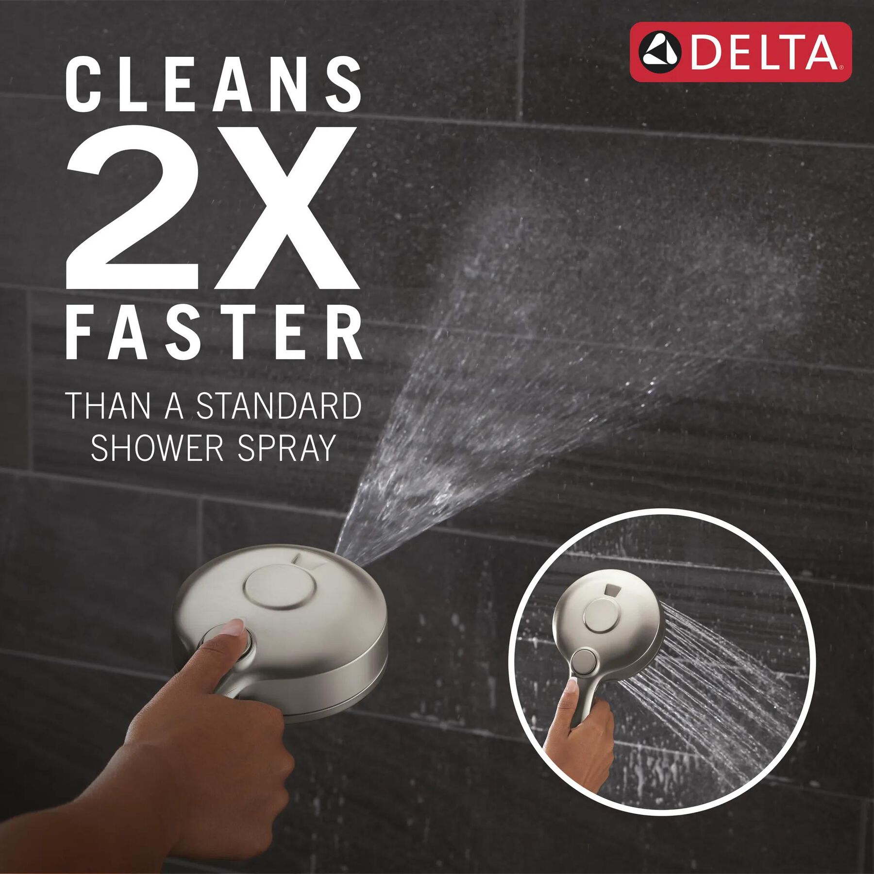 6-Setting HydroRain&reg; with ProClean&reg;