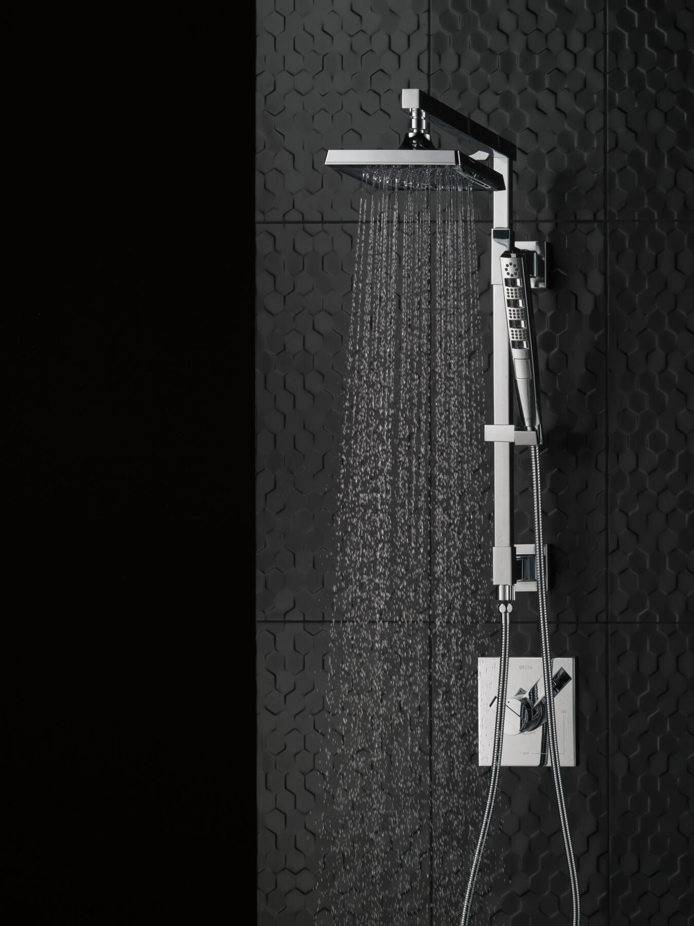 H<sub>2</sub>Okinetic&reg; 3-Setting Raincan Shower Head