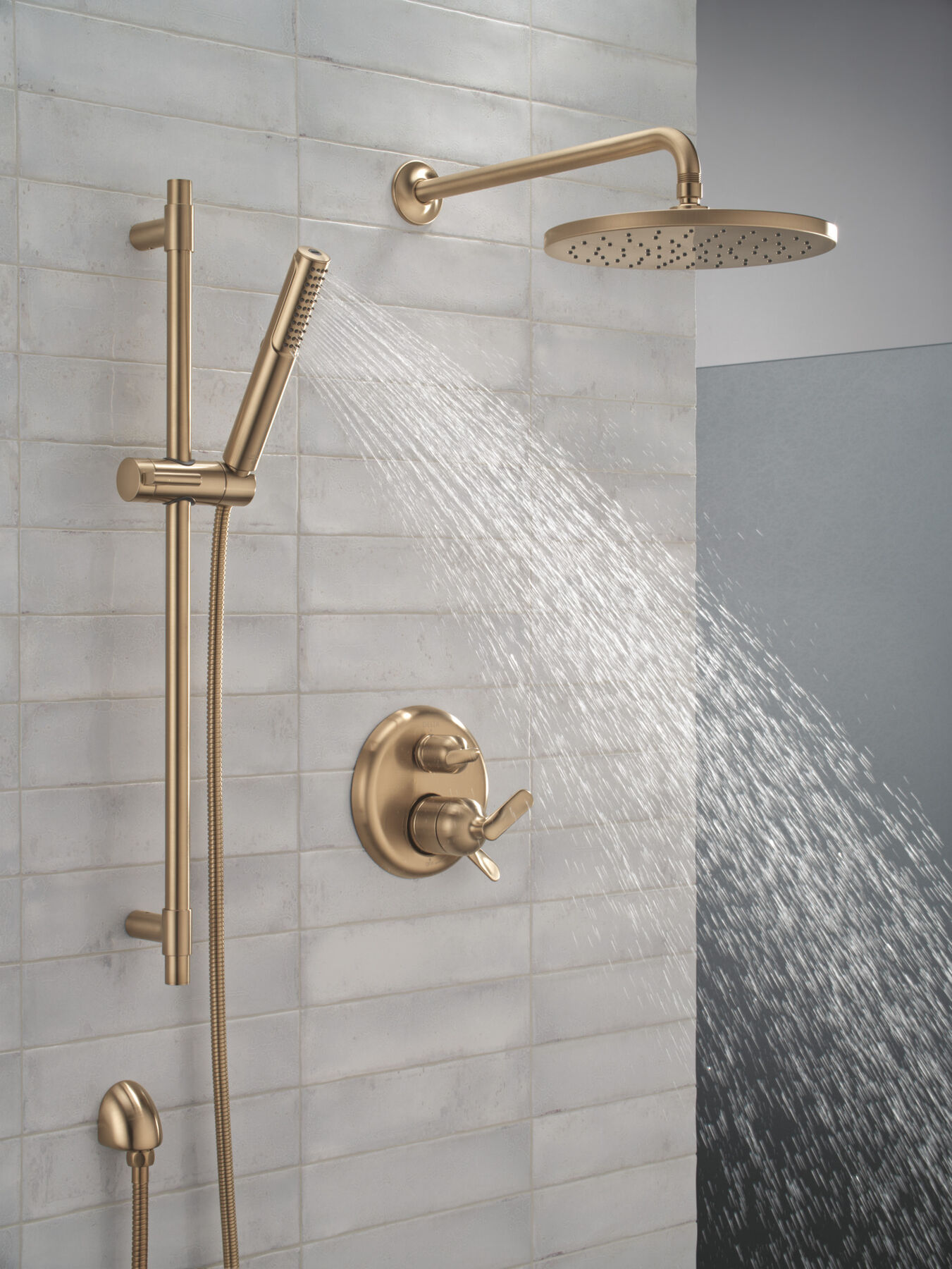 2-Setting Hand Shower with ProClean&trade; Spray &ndash; Slide Bar Mount