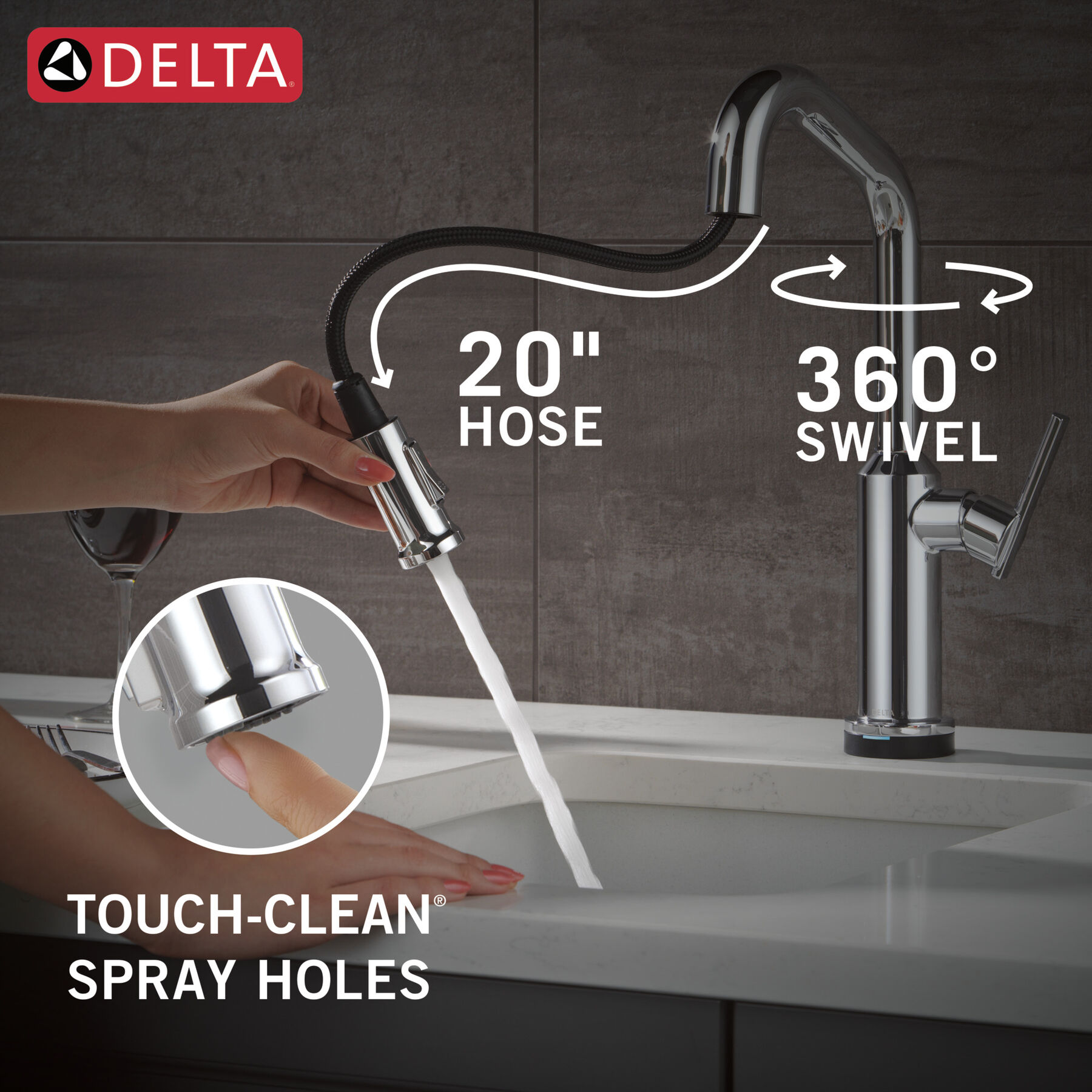 Touch2O&reg; Bar / Prep Faucet with Touchless Technology