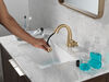 Single Handle Pull Down Bathroom Faucet