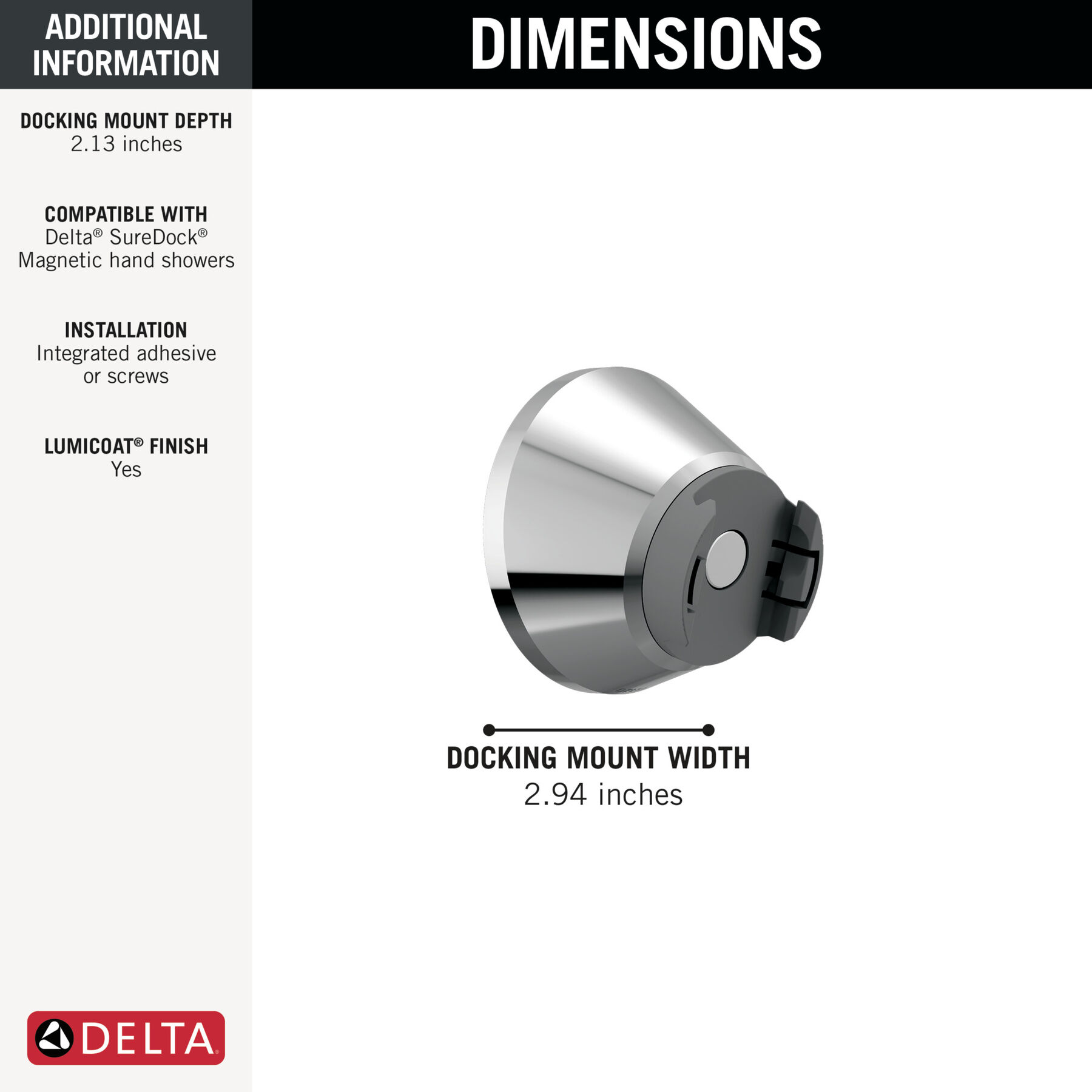 SureDock&trade; Magnetic Docking Mount