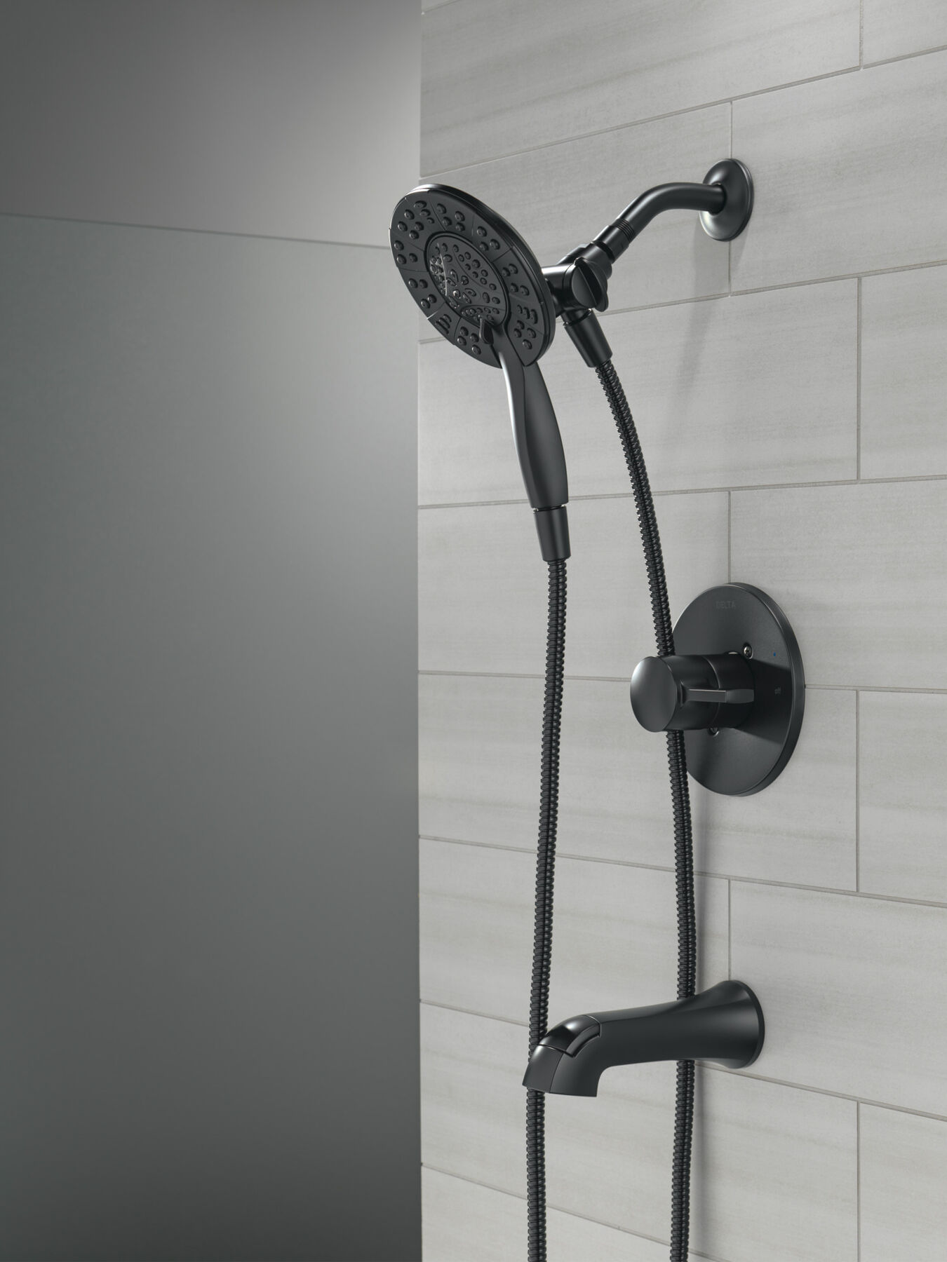 Tub Shower Trim with Universal Rough Bundle