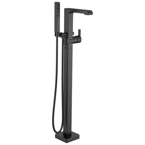 Floor Mount Tub Filler with Handshower (Recertified) in Matte