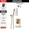 14S Shower Trim & Hand Shower - Less Head