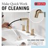 Two Handle Widespread Pull-Down Bathroom Faucet