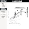 Single Handle Kitchen Faucet with Spray (Recertified)