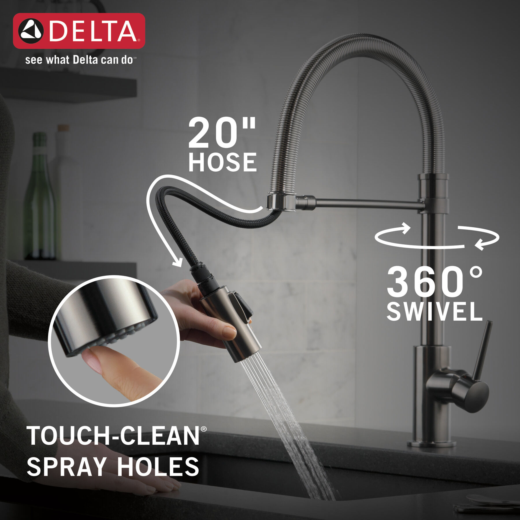 Pull-Down Kitchen Faucet (Recertified)
