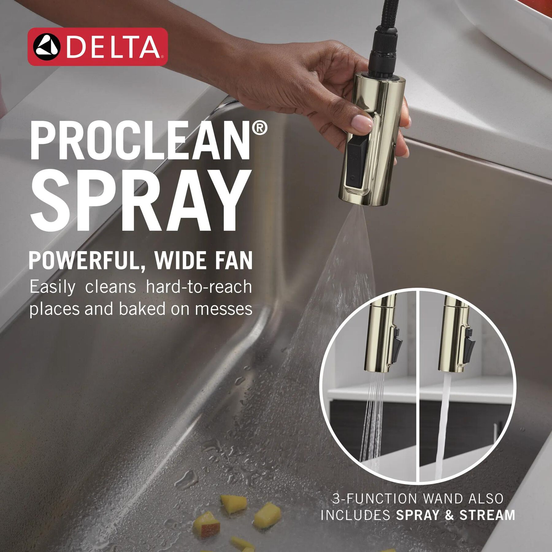 Single Handle Pull-Down Kitchen Faucet