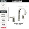 Two Handle Widespread Bathroom Faucet