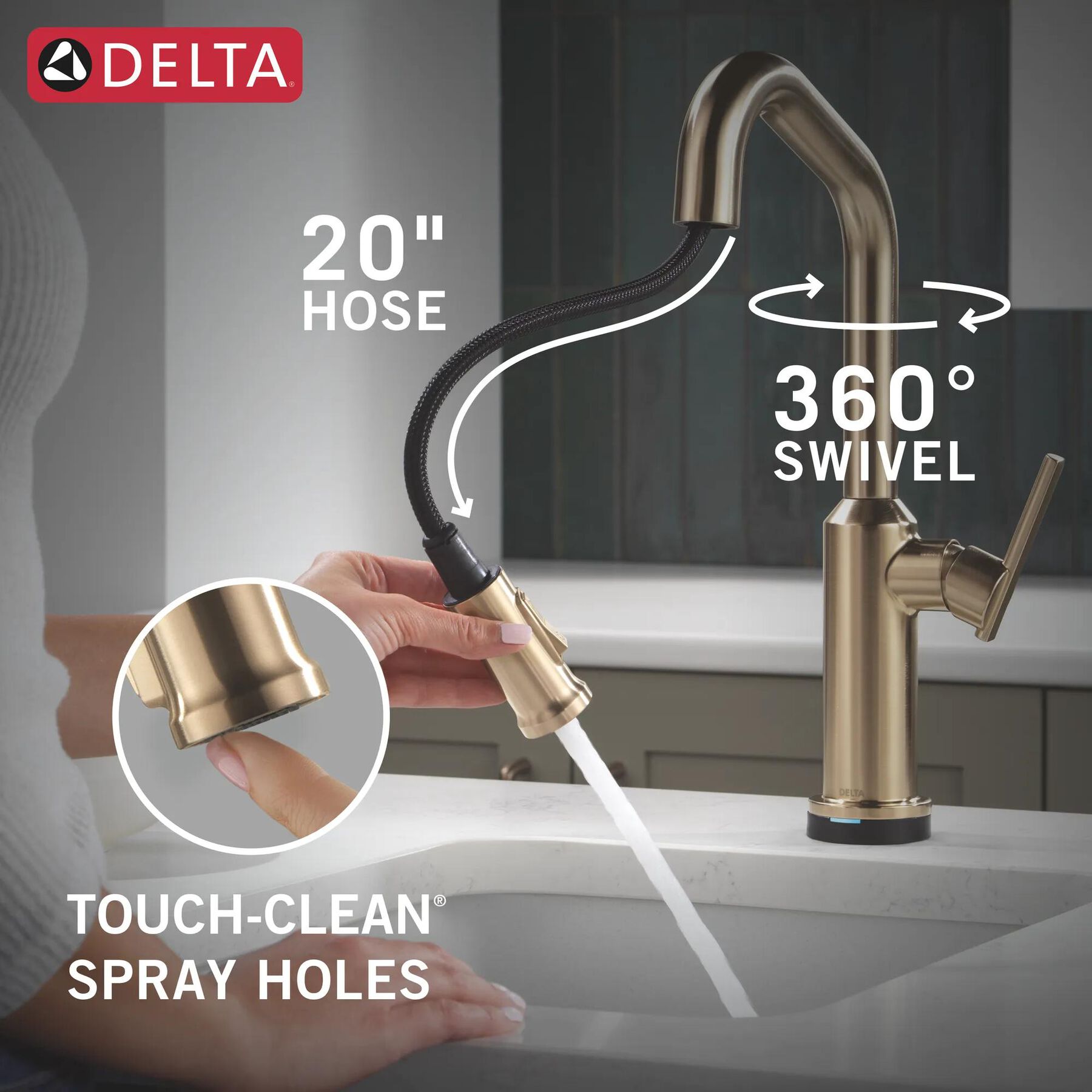 Touch2O&reg; Bar / Prep Faucet with Touchless Technology