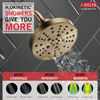H<sub>2</sub>Okinetic&reg; 5-Setting Contemporary Raincan Shower Head