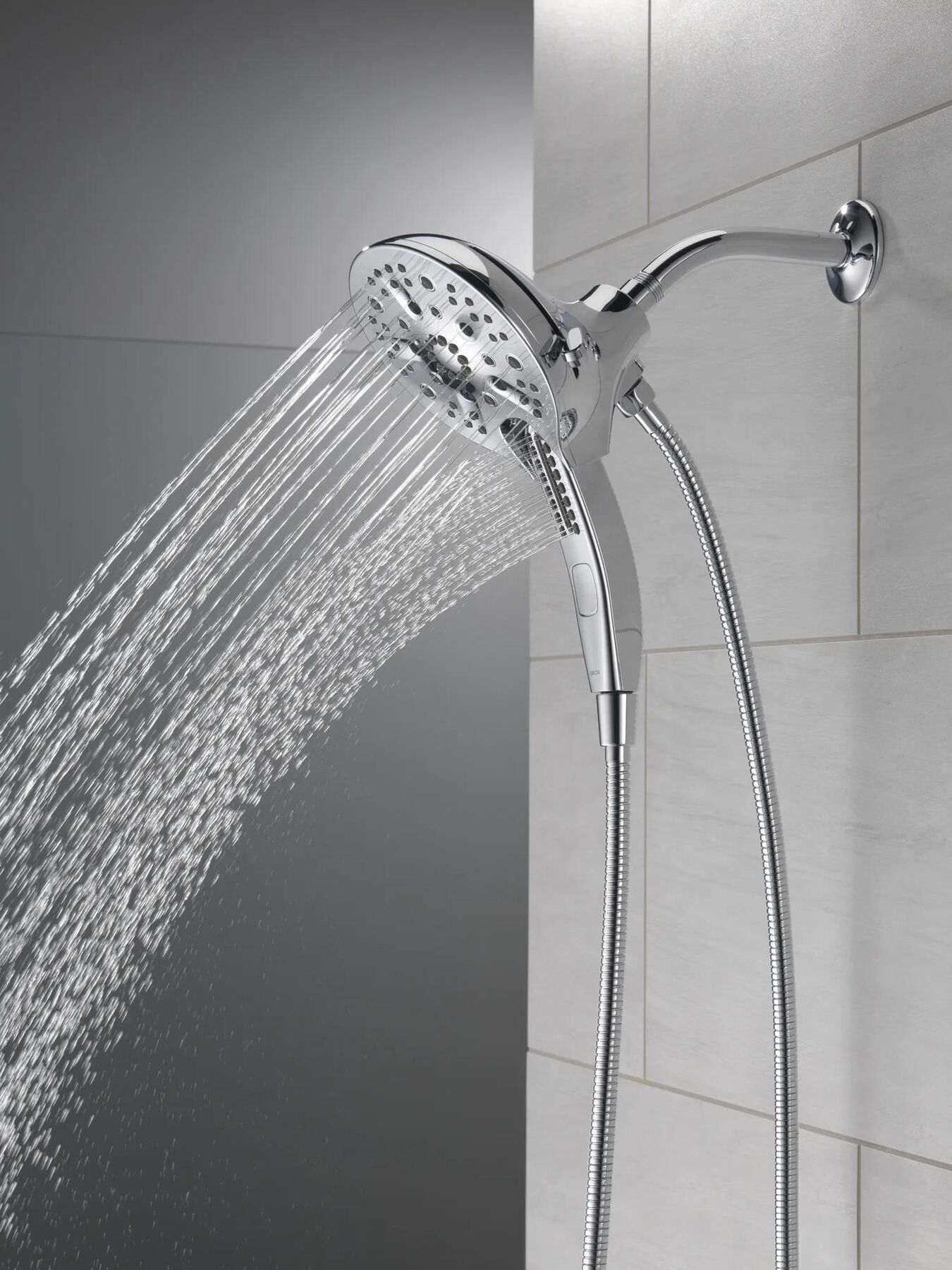 In2ition&reg; H<sub>2</sub>Okinetic&reg; 5-Setting Two-in-One Shower