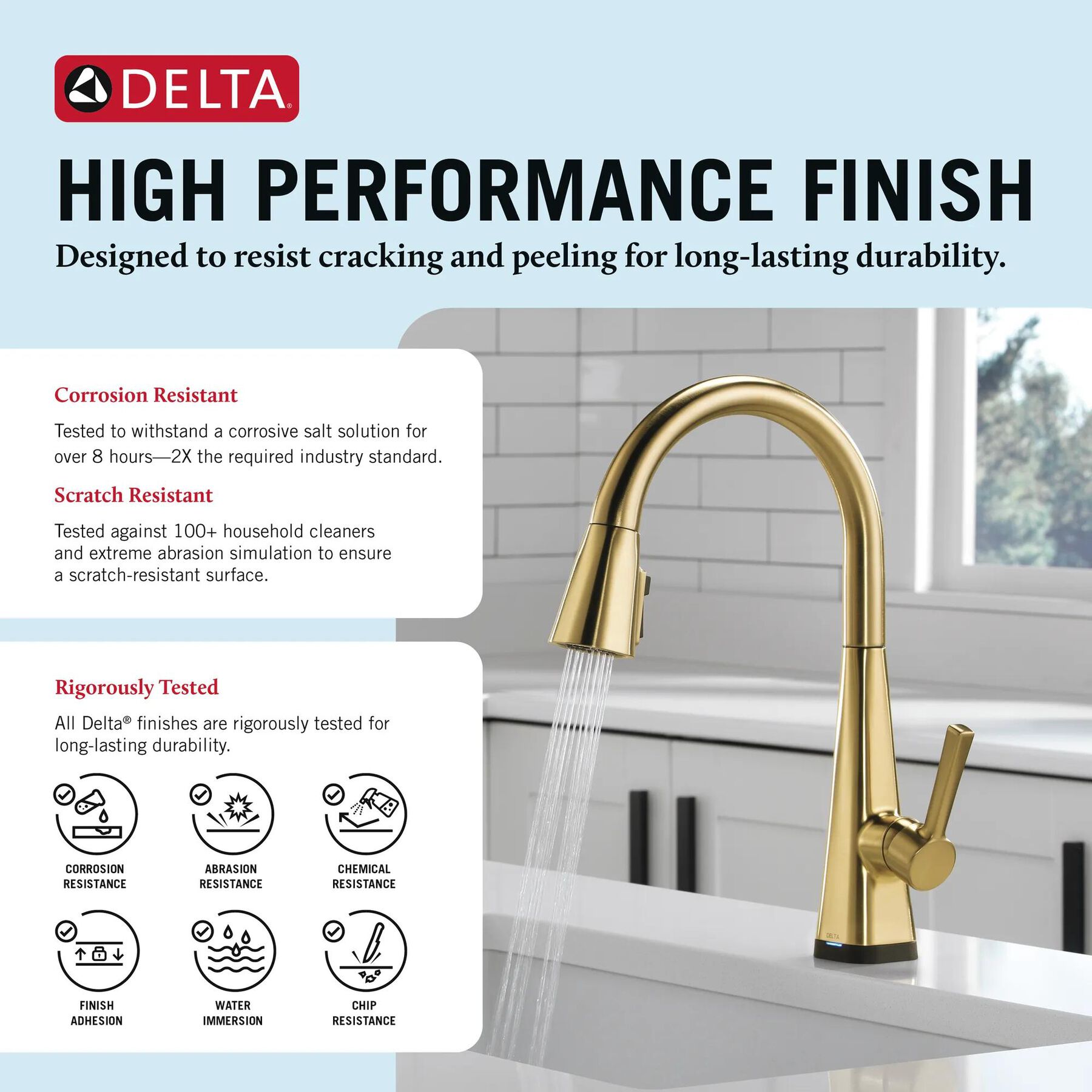 Single Handle Pull-Down Kitchen Faucet with Touch<sub>2</sub>O&reg; Technology