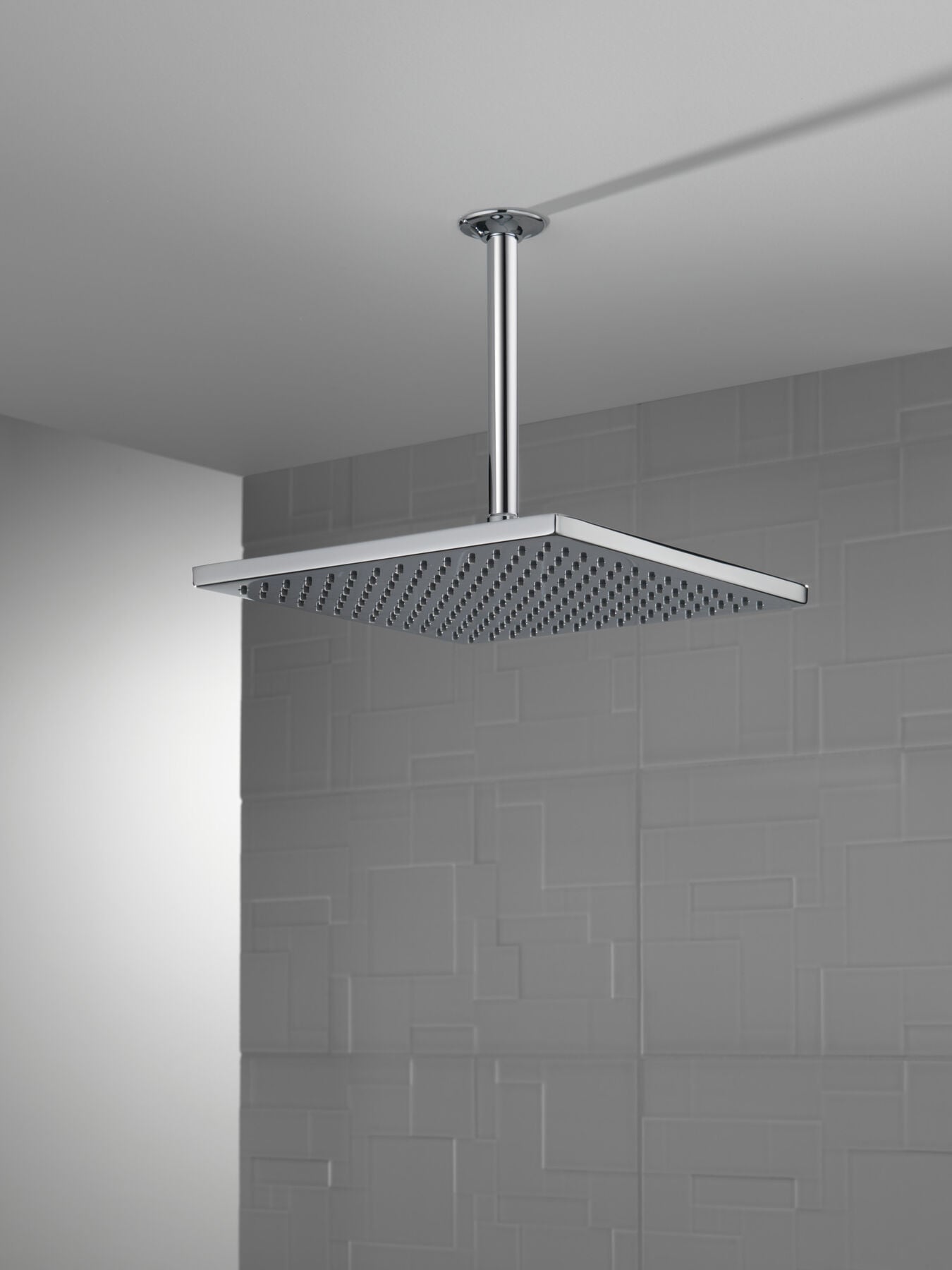 Single-Setting Metal Raincan Shower Head