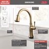 Single Handle Pull-Down Kitchen Faucet with Touch<sub>2</sub>O&reg; and ShieldSpray&reg; Technologies
