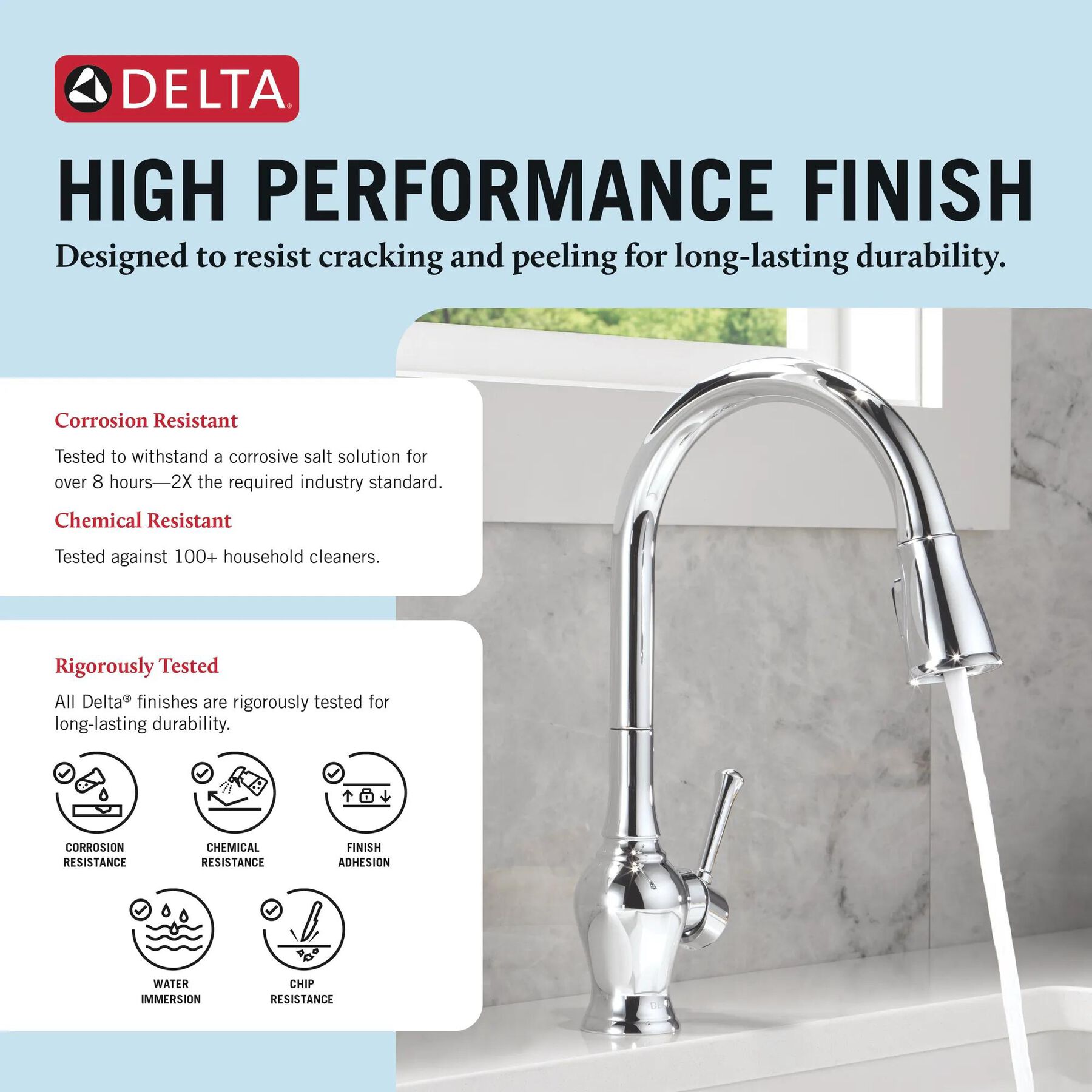 Single Handle Pull-Down Kitchen Faucet