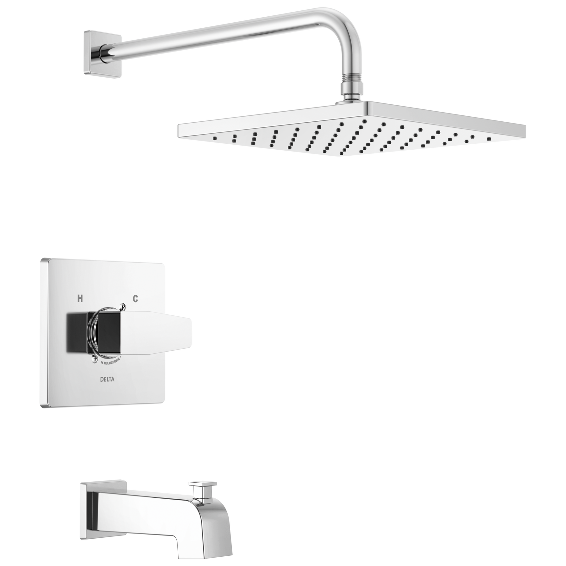 10" Square Raincan T/S & Trim 14S (Recertified)