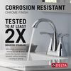 Two Handle Centerset Bathroom Faucet (Recertified)