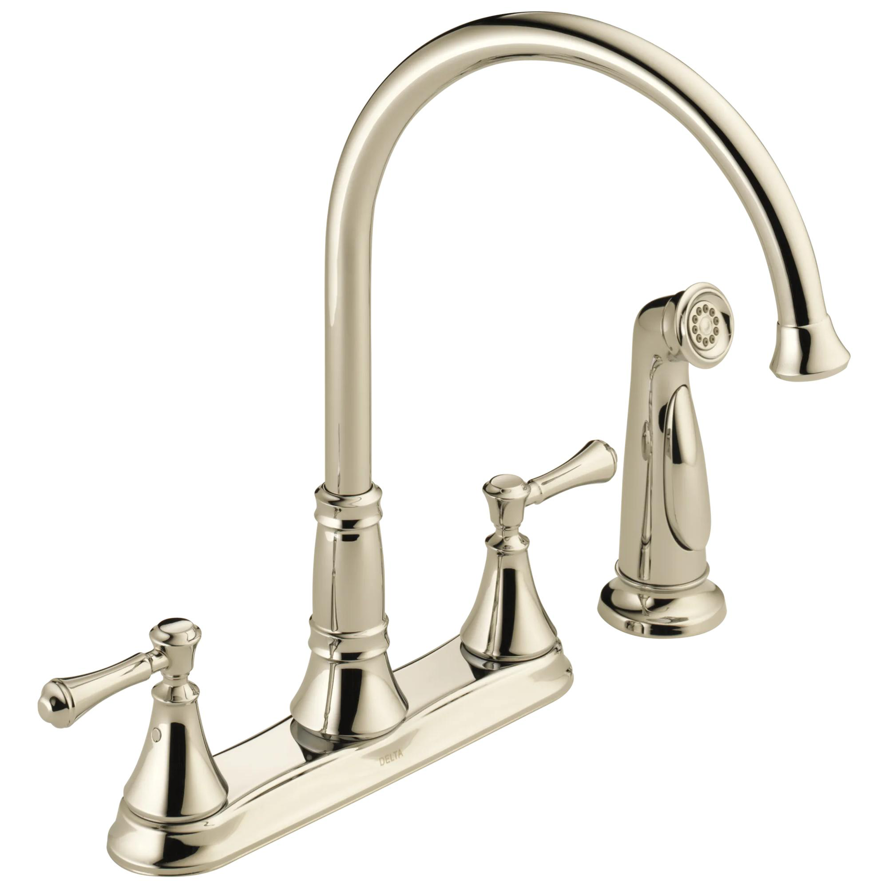 Two Handle Kitchen Faucet with Spray