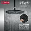 Single-Setting Metal Raincan Shower Head