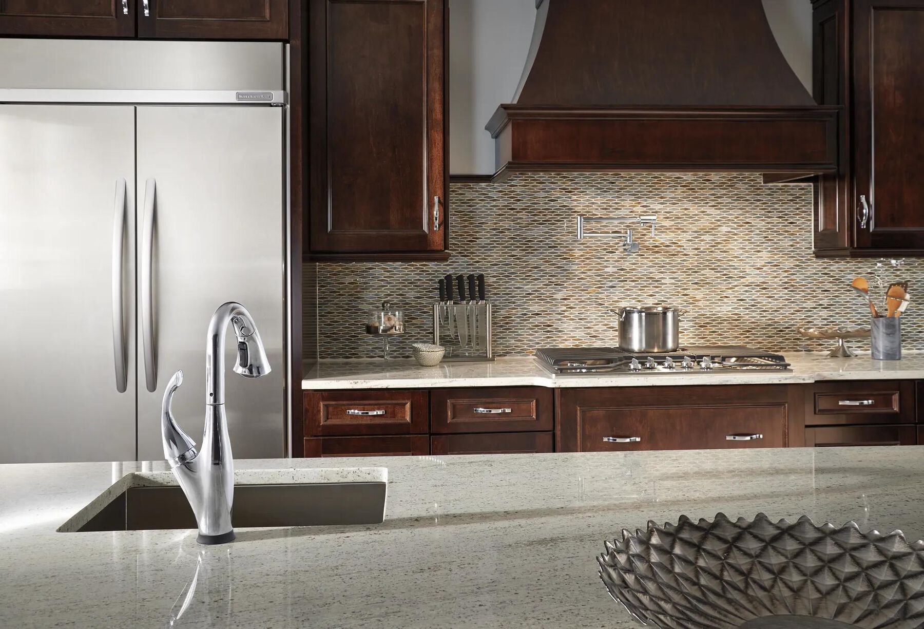 Contemporary Wall Mount Pot Filler