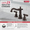 Two Handle Widespread Bathroom Faucet