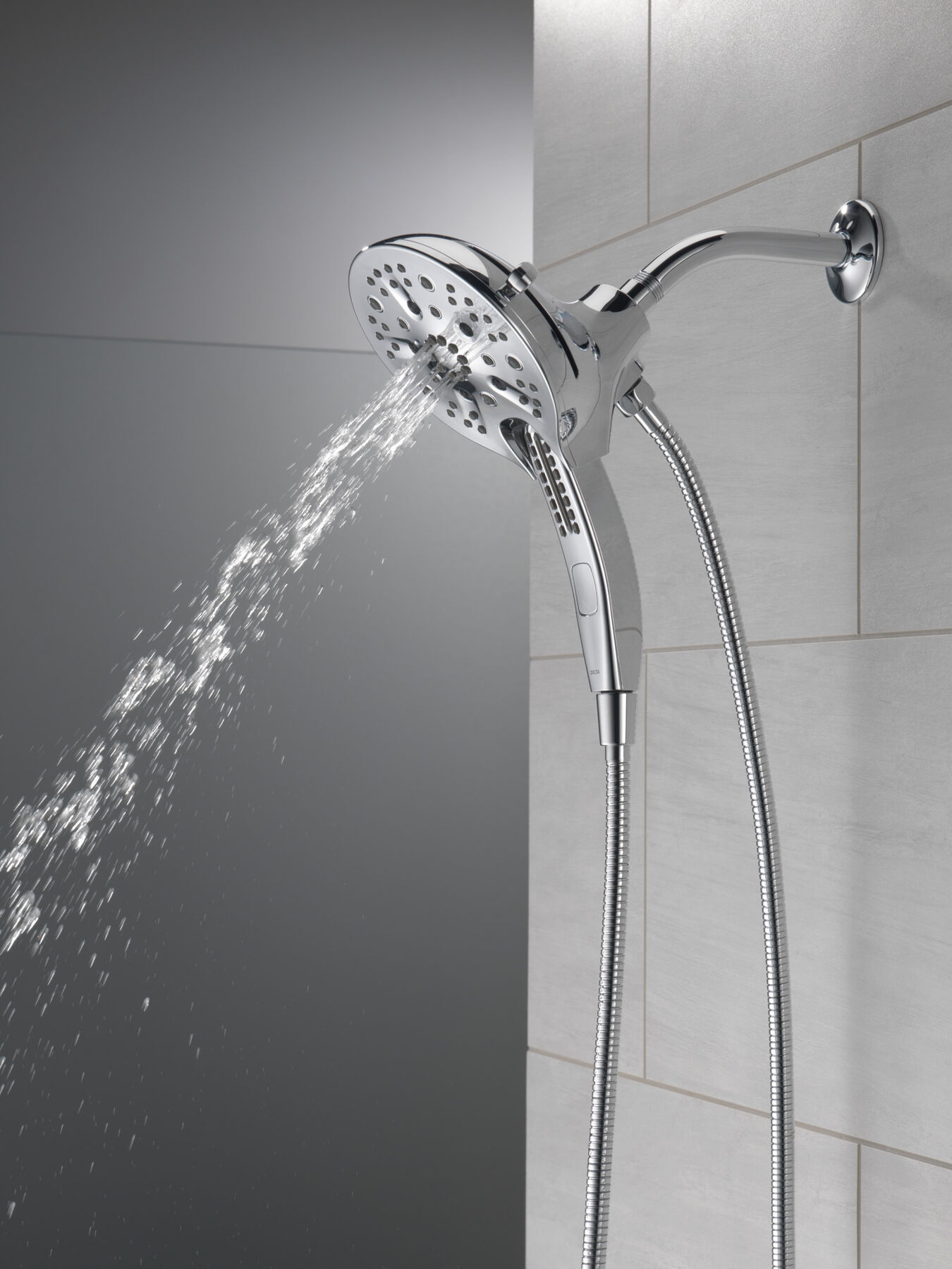 In2ition&reg; H<sub>2</sub>Okinetic&reg; 5-Setting Two-in-One Shower (Recertified)