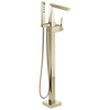 Single Handle Floor Mount Tub Filler Trim
