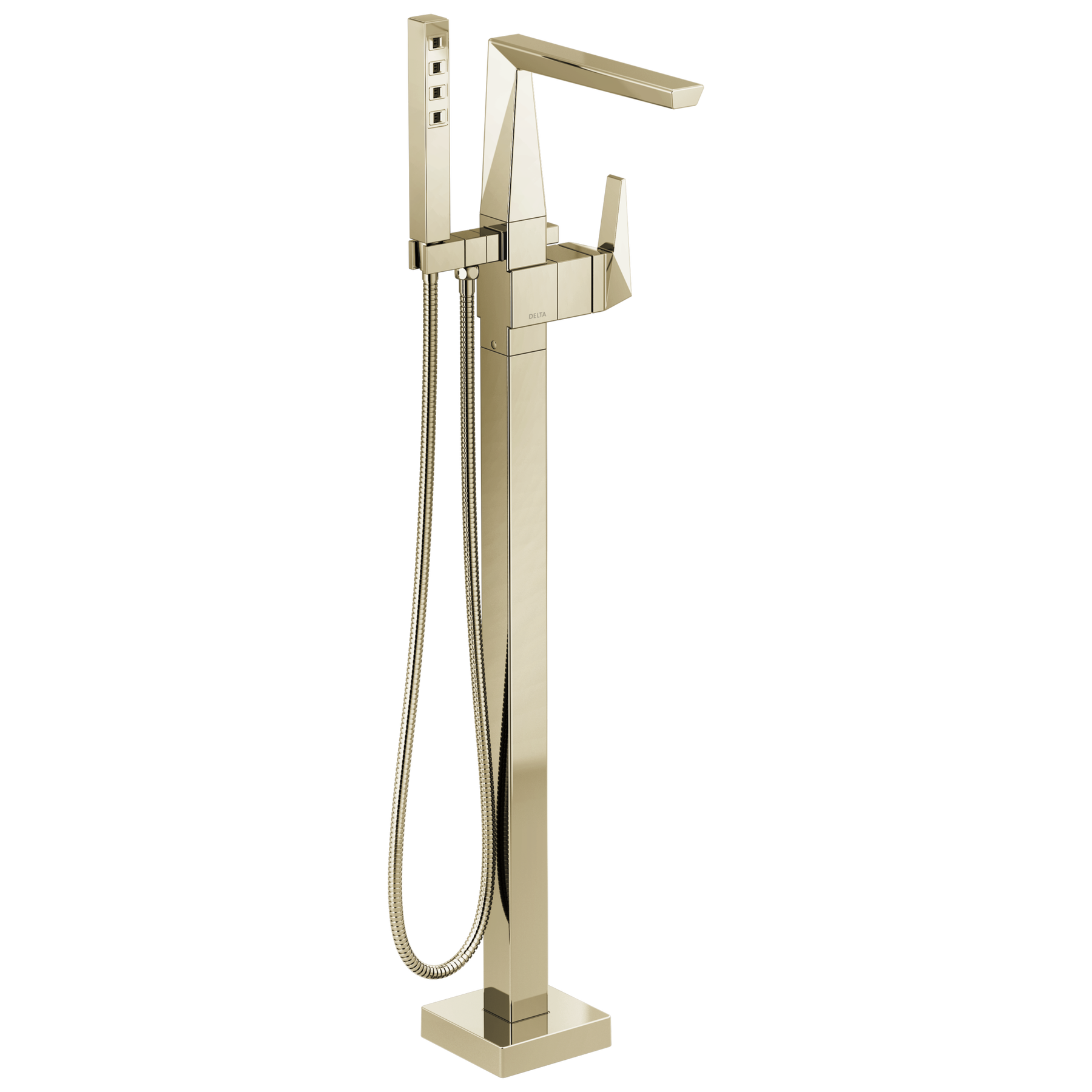 Single Handle Floor Mount Tub Filler Trim