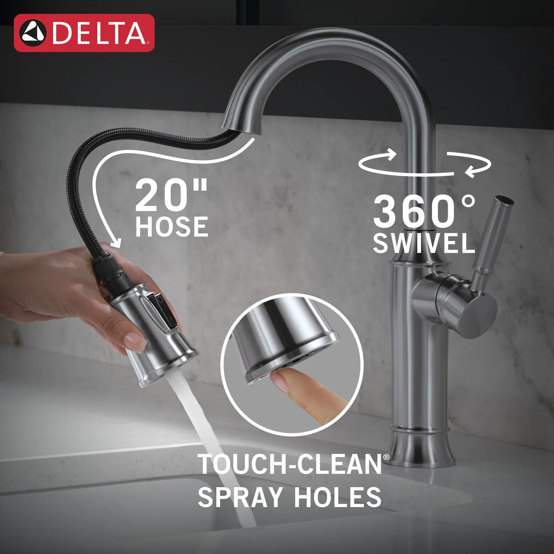 Single Handle Pull-Down Bar / Prep Faucet