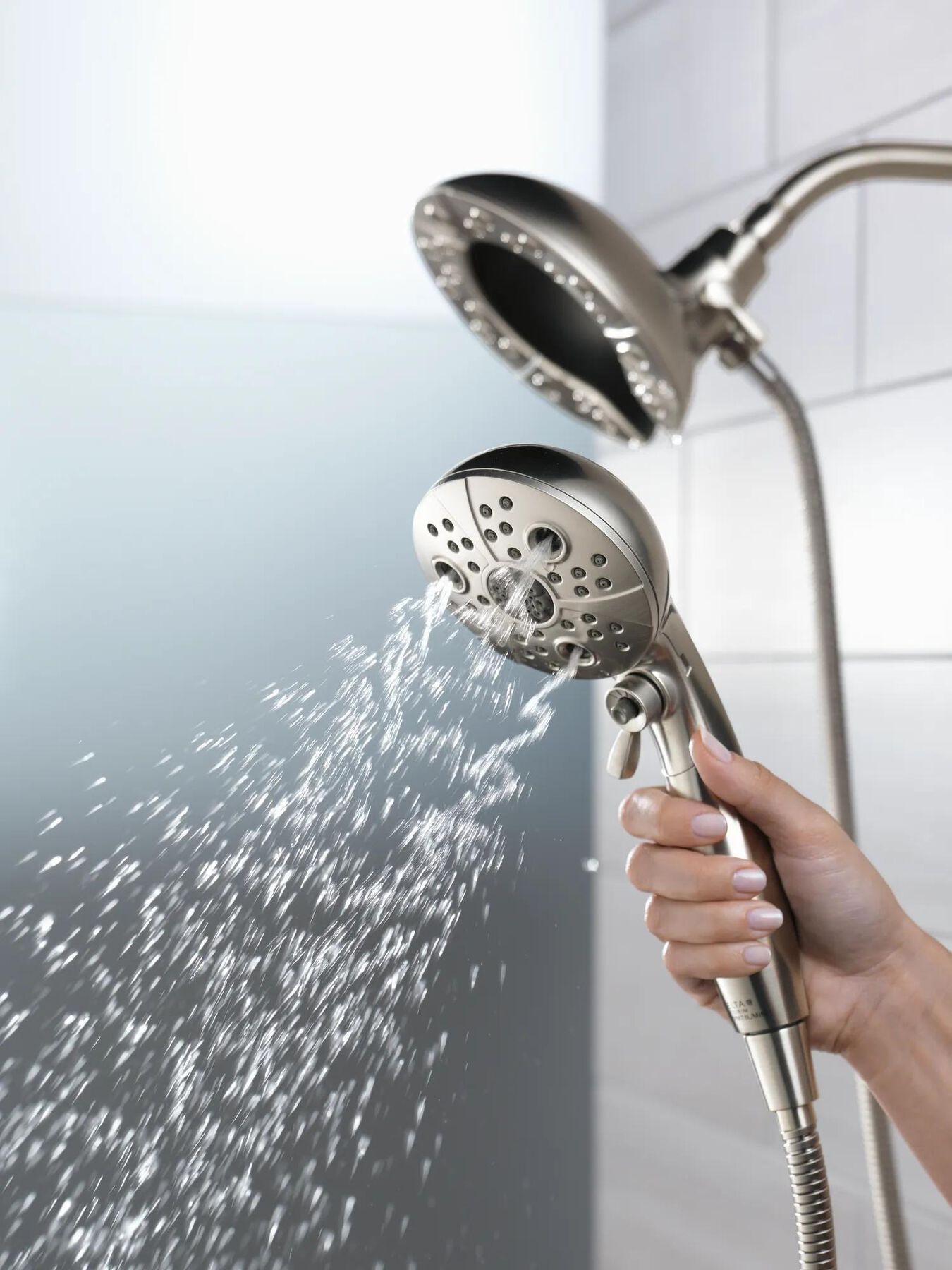 H2Okinetic&reg;&nbsp;In2ition&reg;&nbsp;5-Setting Two-In-One Shower (Recertified)