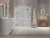 60x32 Alcove Shower Bundle with Door - Left Seat Right Drain Curve