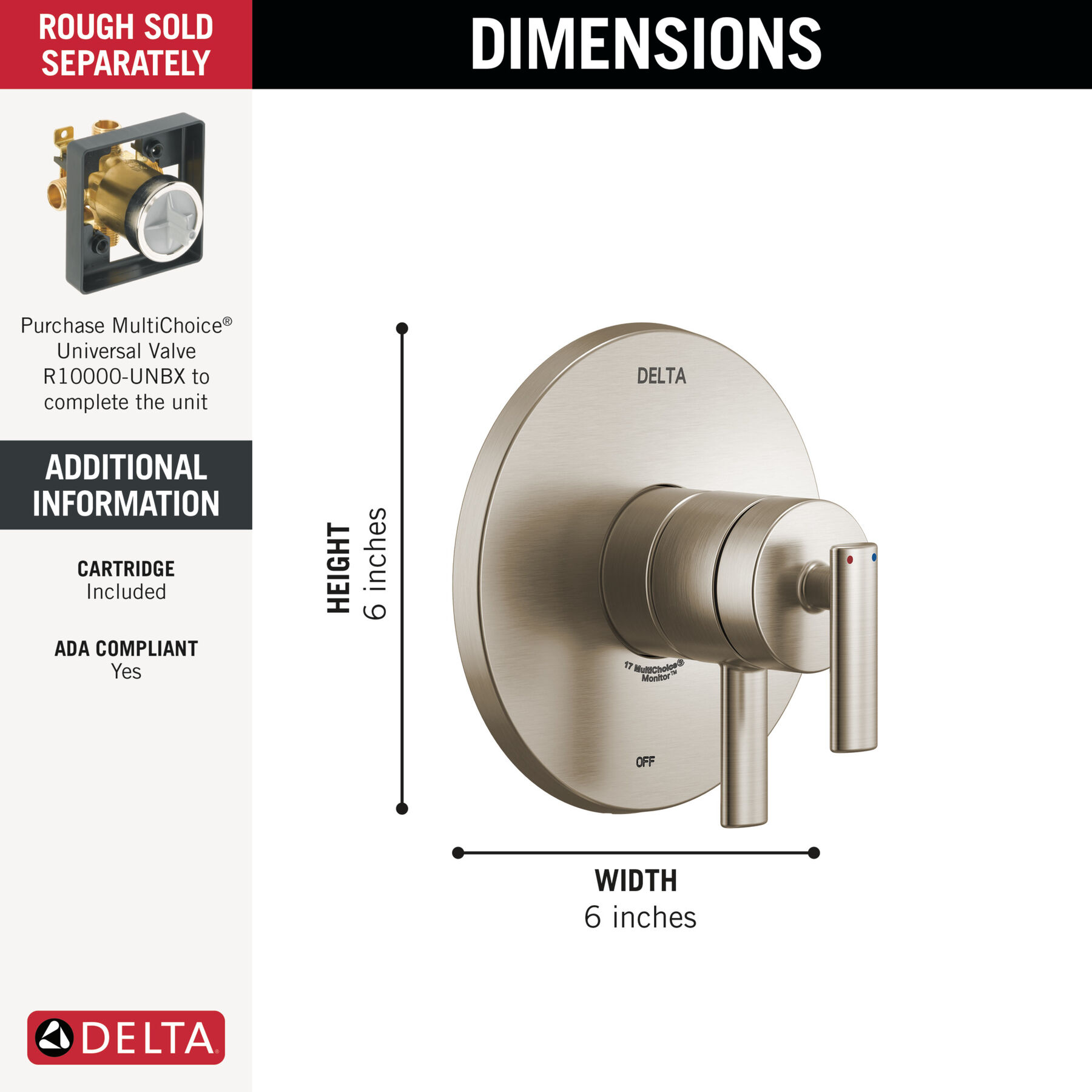 Monitor&nbsp;17 Series Valve Only Trim