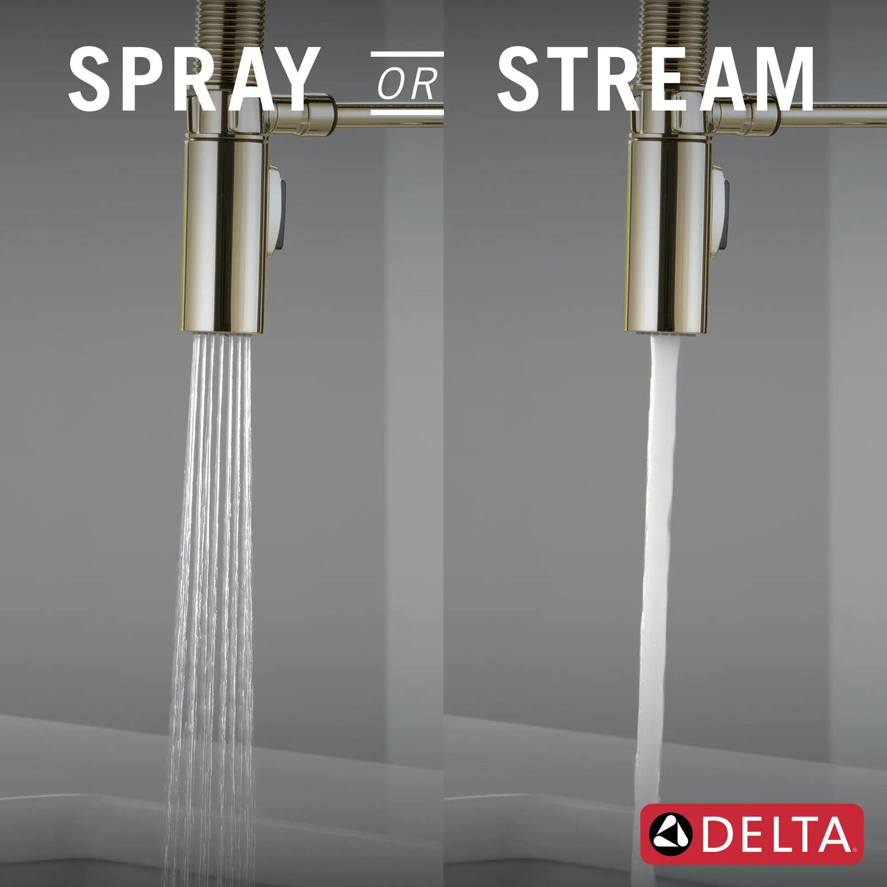 Touch<sub>2</sub>O&reg; Technology Kitchen Faucet with Touchless Technology