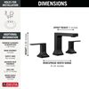Two Handle Widespread Bathroom Faucet (Recertified)